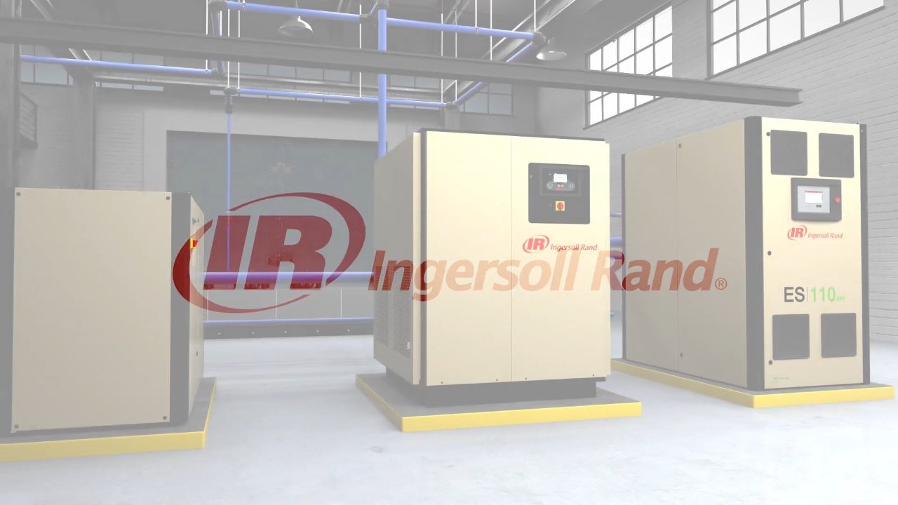 Ingersoll Rand ES Series oil-free screw compressor video